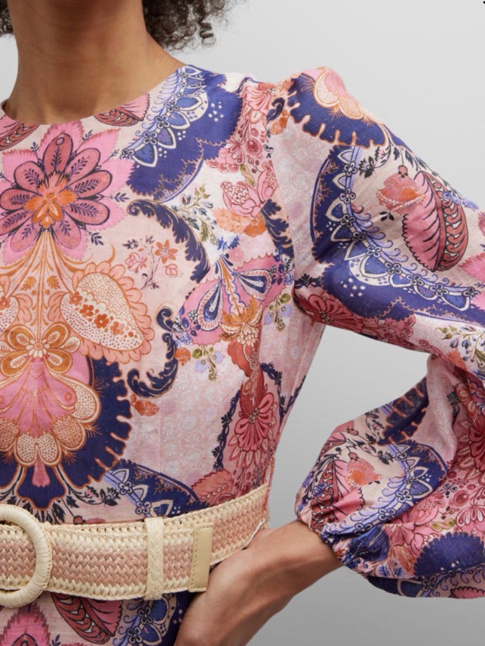 Zimmermann Laurel Long-sleeve Embroidered Midi Dress - Picture 4 of 9
